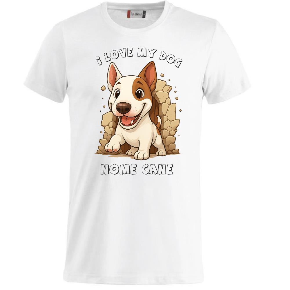 T-Shirt Personalizzata con la Grafica del Tuo Cane e Nome – PS 27431-A-134