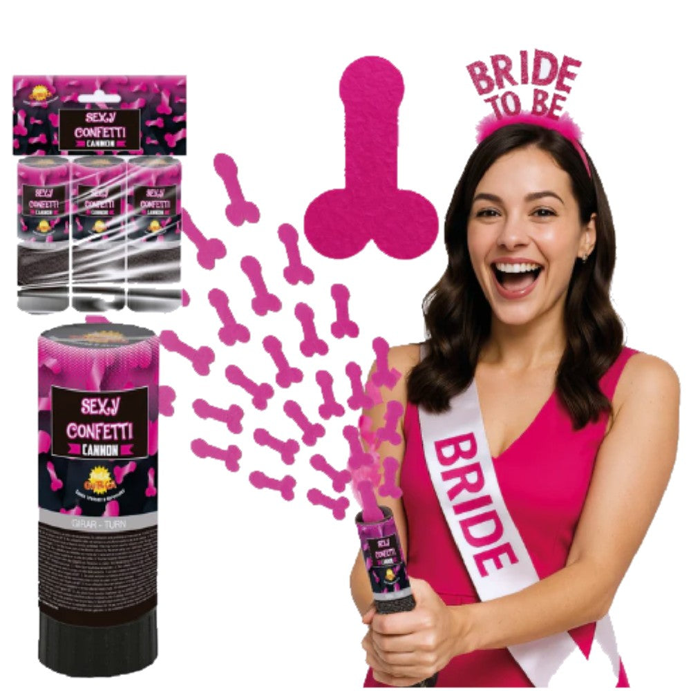 Spara Coriandoli Confetti Sexy Fucsia Addio Al Nubilato PS 00083