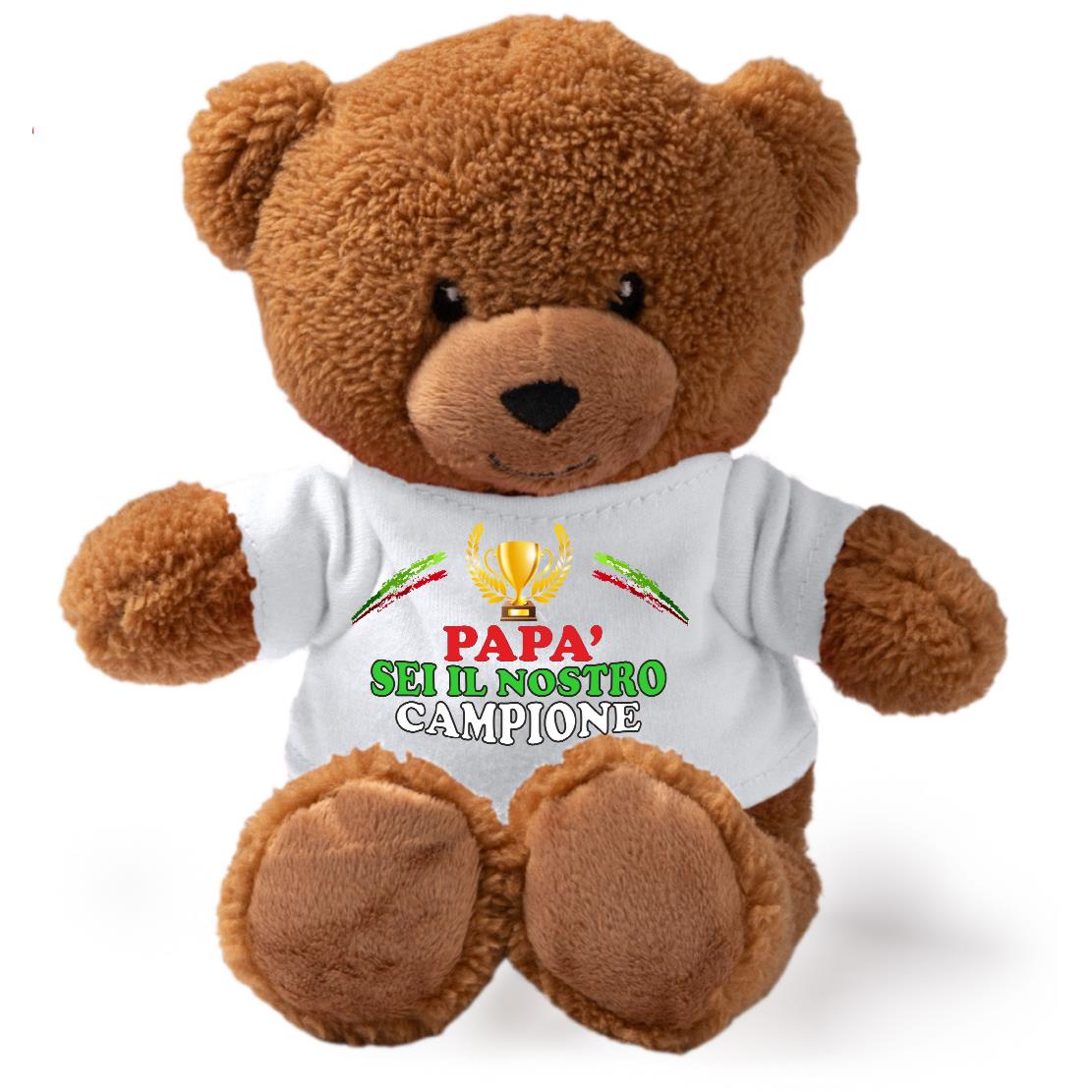 Peluche Orsetto Festa del Papà – Personalizzabile con Nome | Teddy Bear 18 cm PS 33790-002