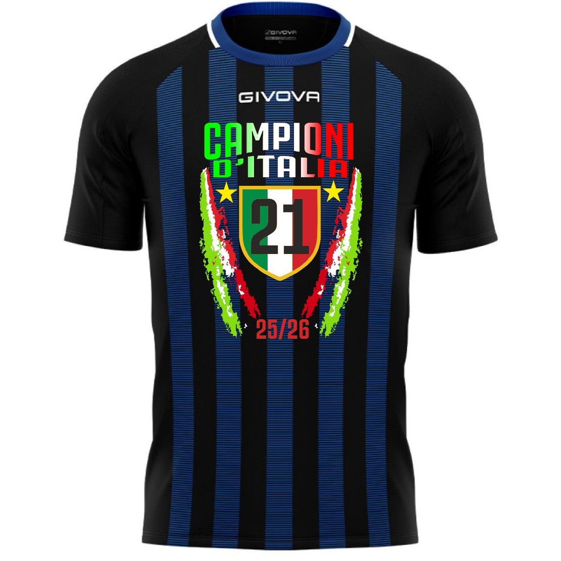 Maglia Tecnica Inter Campioni d’Italia – 21 Scudetti Personalizzabile – PS 41363-001