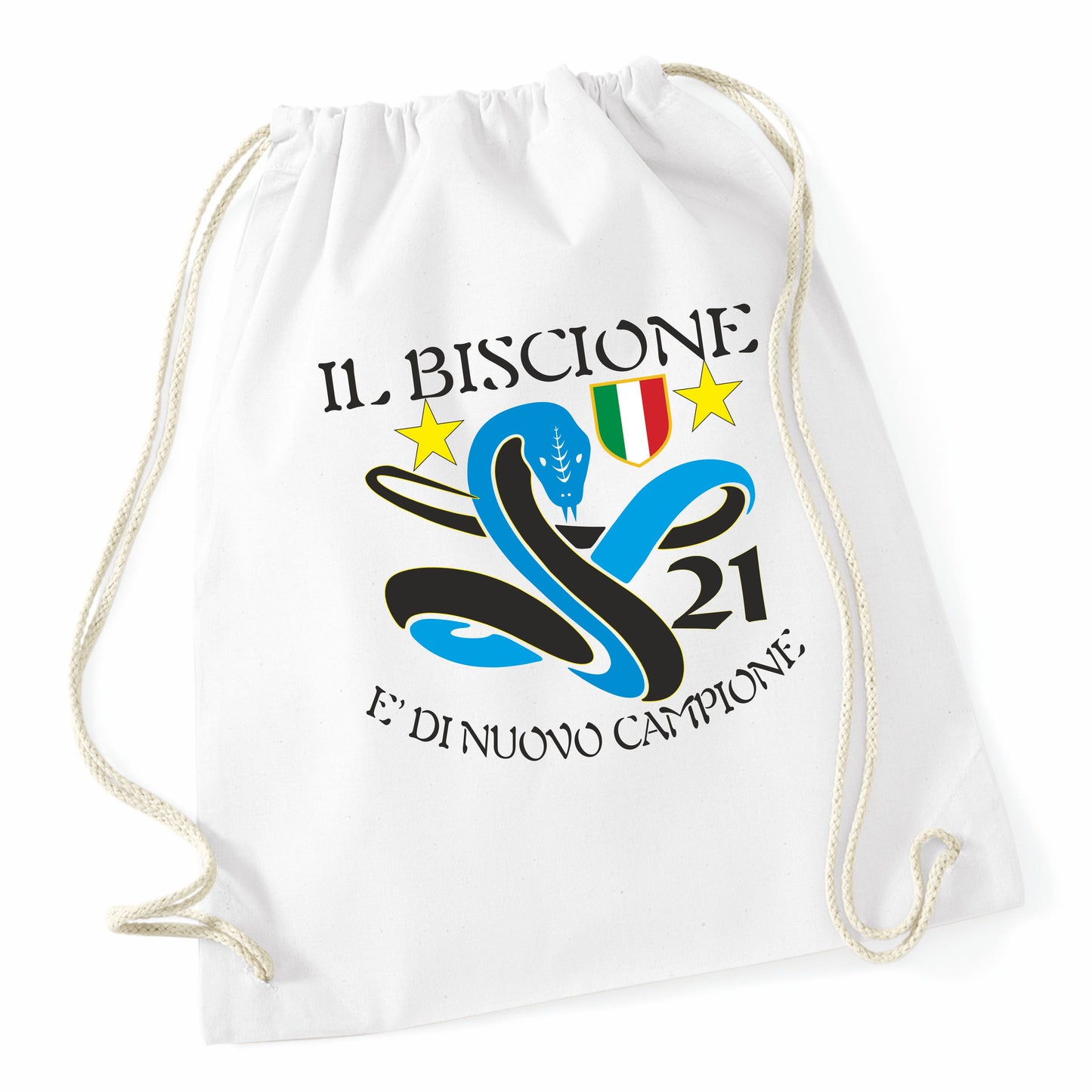 Sacca Portatutto Inter Campione d’Italia 2025/2026 – Scudetto N°21 – PS 37967-INT-01