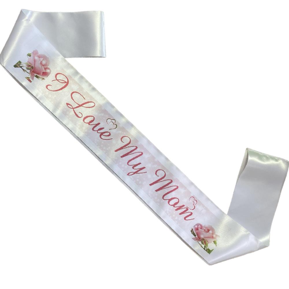 Fascia Bianca Personalizzabile con Stampa – Addio Nubilato, Sindaco, Miss, Festa PS 11446