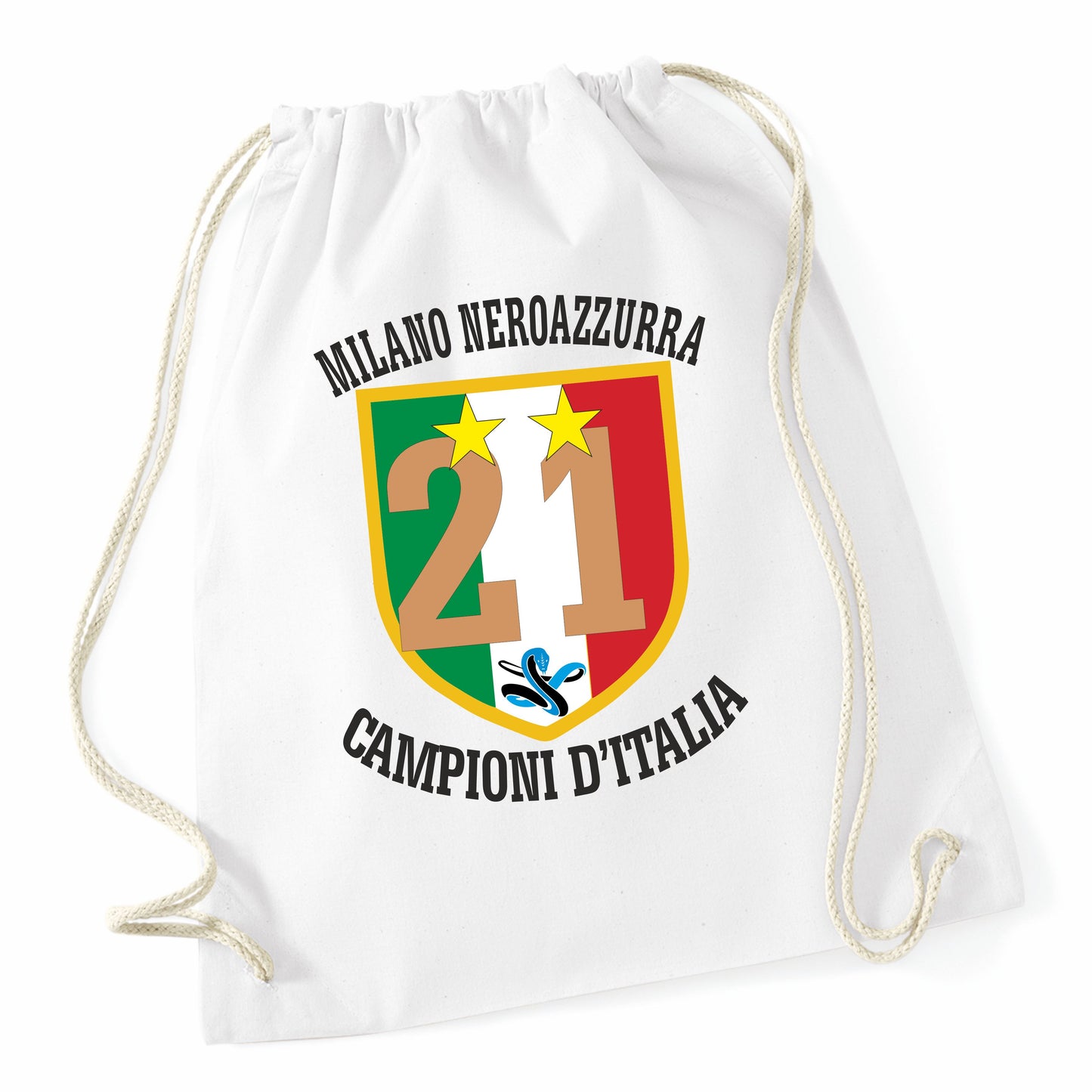 Sacca Portatutto Inter Campione d’Italia 2025/2026 – Scudetto N°21 – PS 37967-INT-01