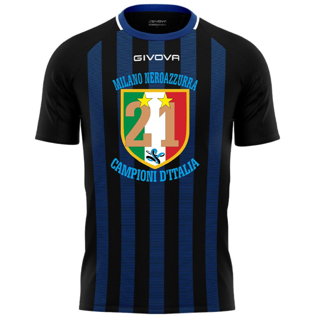 Maglia Tecnica Inter Campioni d’Italia – 21 Scudetti Personalizzabile – PS 41363-001
