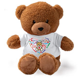 Peluche Orsetto “Ti Voglio Bene / Ti Amo” – Personalizzabile con Nome | Teddy Bear 18 cm PS 33790-006