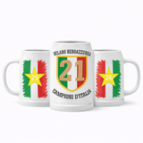 Boccale Birra Scudetto Calcio Internazionale Campione D'Italia 25/26 21 Scudetti |  500 ml  – PS 13517-INT-01