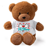Peluche Orsetto “Ti Voglio Bene / Ti Amo” – Personalizzabile con Nome | Teddy Bear 18 cm PS 33790-006