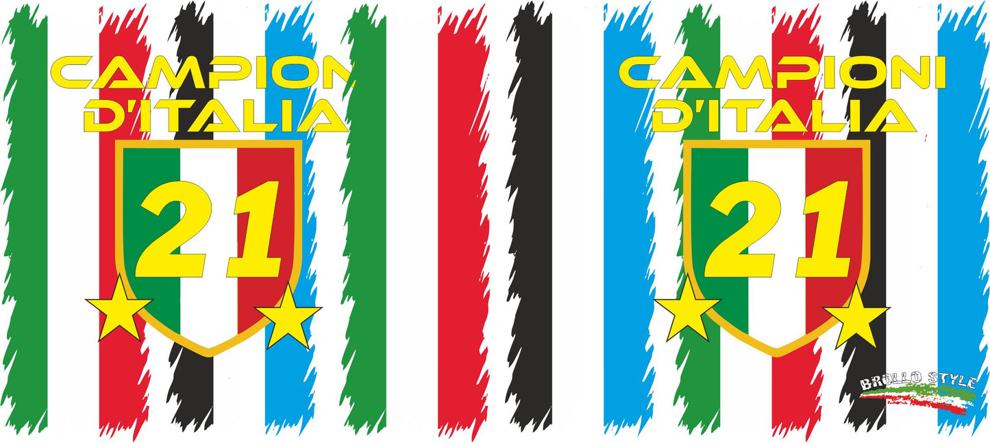 Boccale Birra Scudetto Calcio Internazionale Campione D'Italia 25/26 21 Scudetti |  500 ml  – PS 13517-INT-01