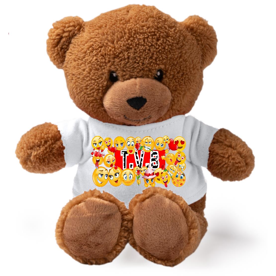 Peluche Orsetto “Ti Voglio Bene / Ti Amo” – Personalizzabile con Nome | Teddy Bear 18 cm PS 33790-006