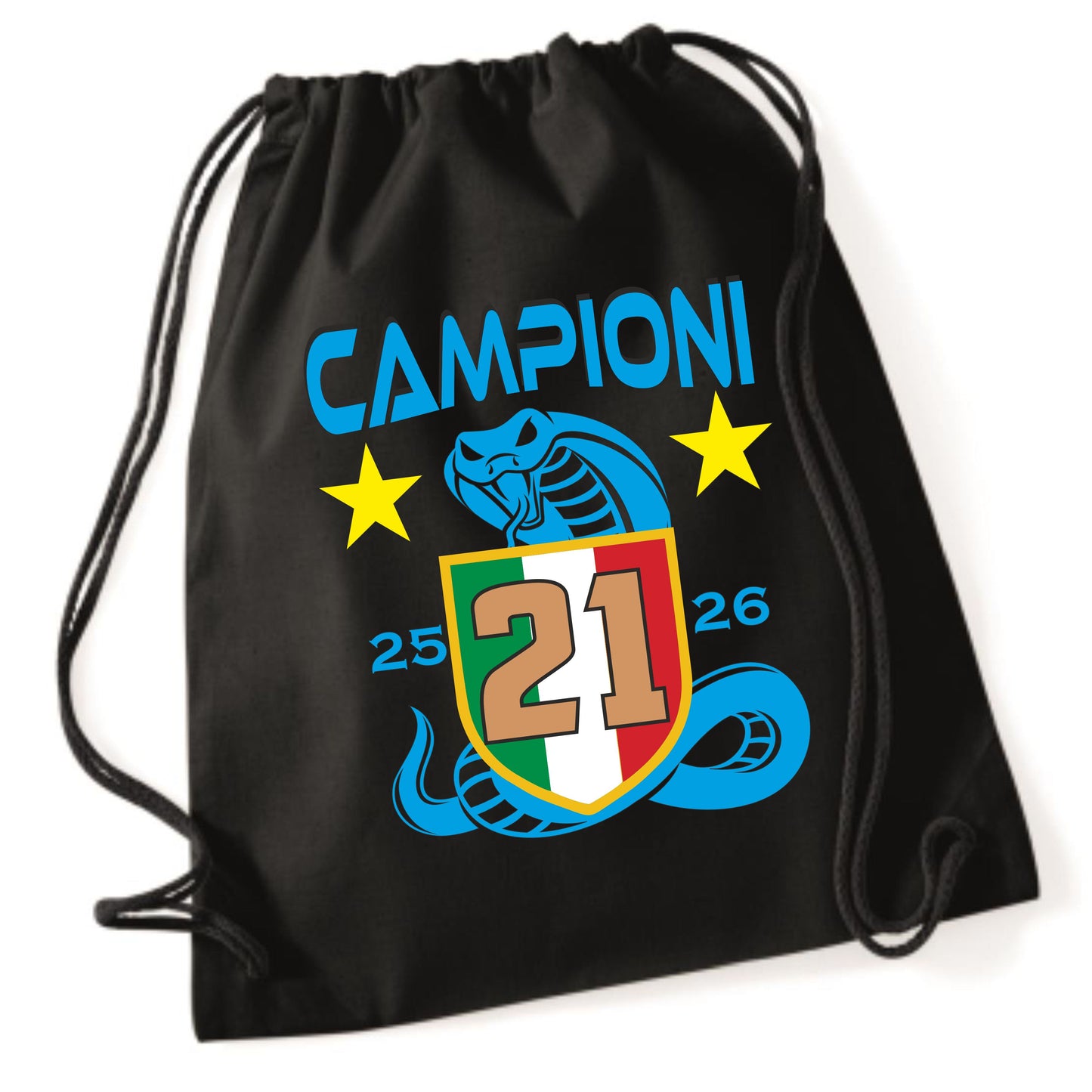 Sacca Portatutto Inter Campione d’Italia 2025/2026 – Scudetto N°21 – PS 37967-INT-01