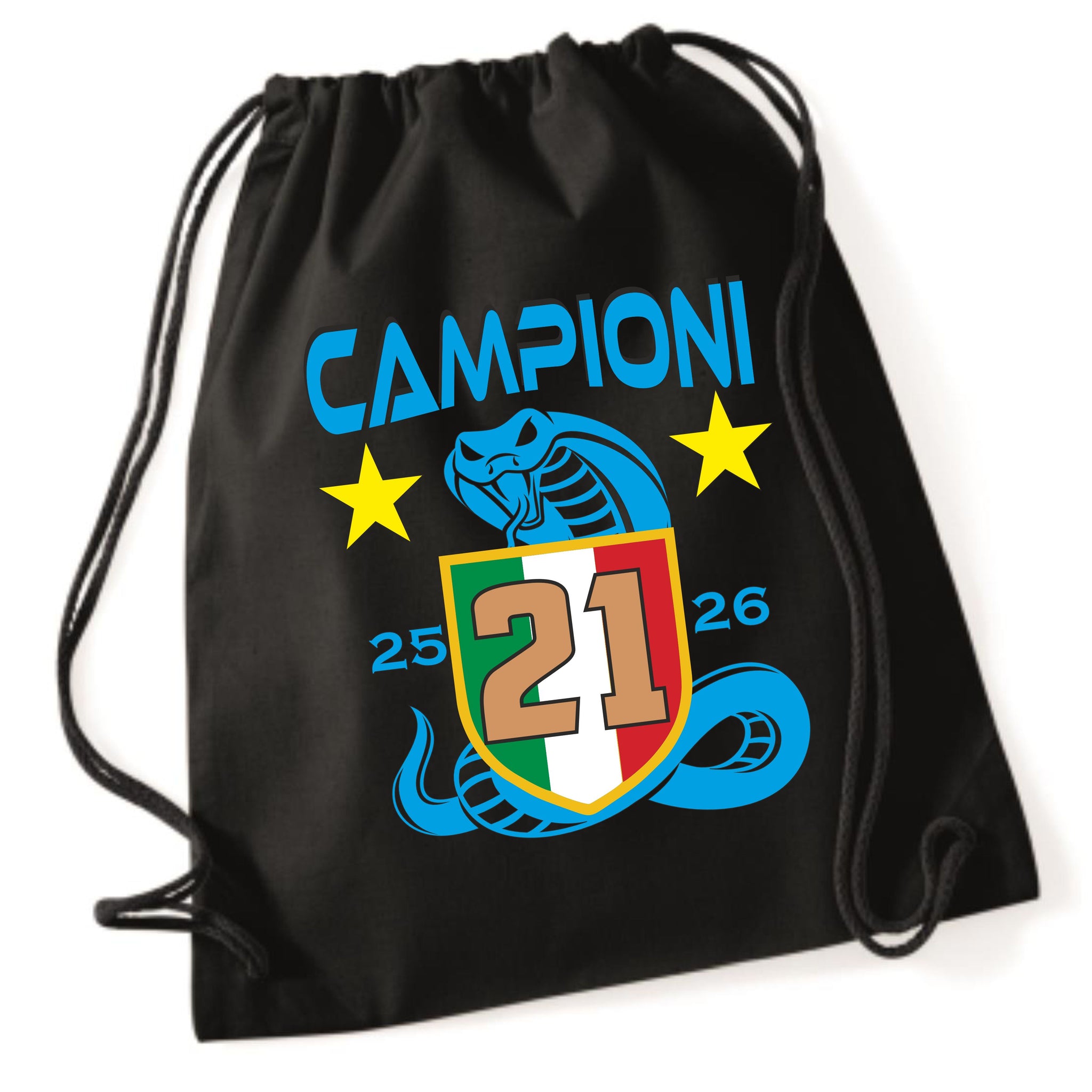 Sacca Portatutto Inter Campione d’Italia 2025/2026 – Scudetto N°21 – PS 37967-INT-01