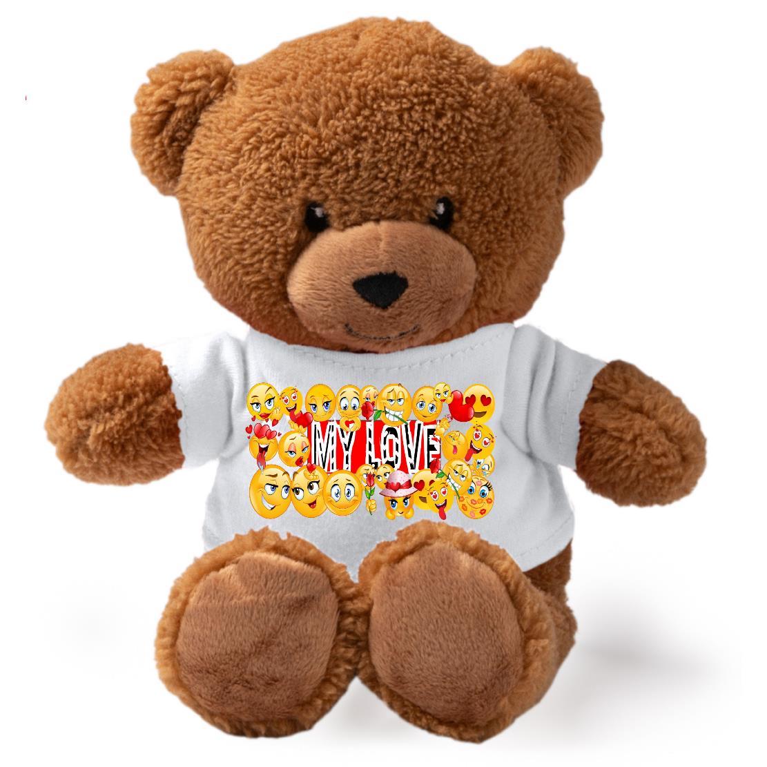 Peluche Orsetto “Ti Voglio Bene / Ti Amo” – Personalizzabile con Nome | Teddy Bear 18 cm PS 33790-006