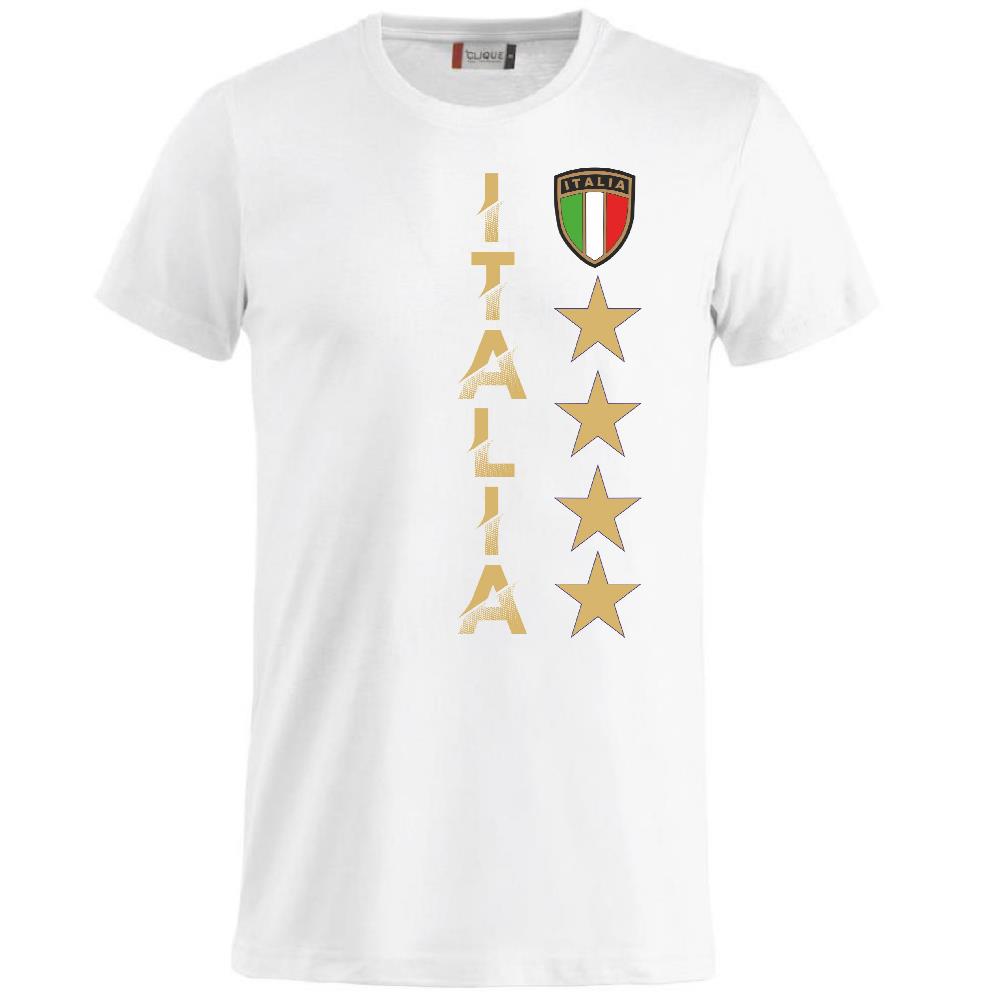 T-Shirt Italia Personalizzabile con Nome e Numero – Cotone  PS 27431-A097