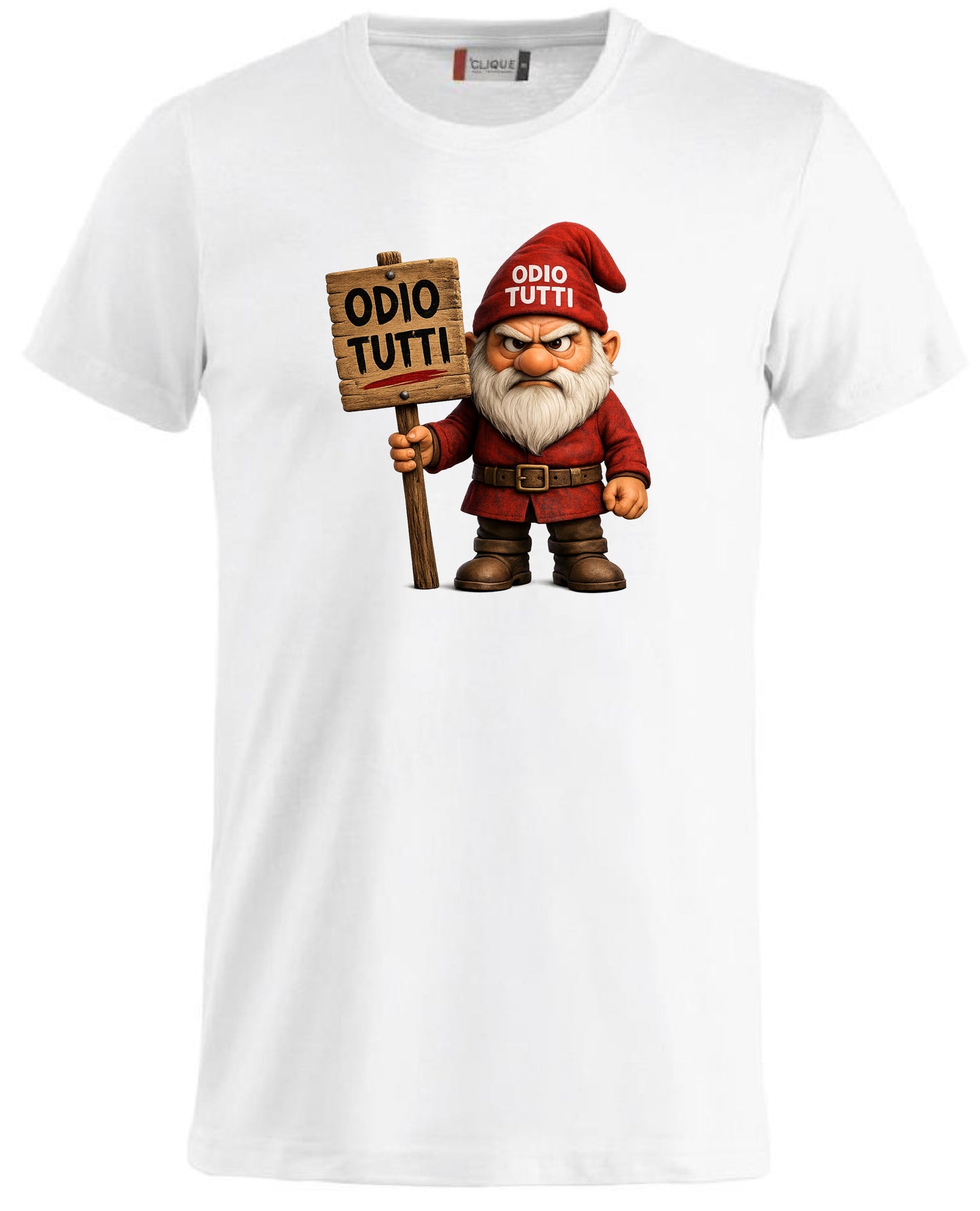 T-Shirt Uomo Simpatica Odio Tutti – Personalizzabile con Nome – PS 27431-A-155