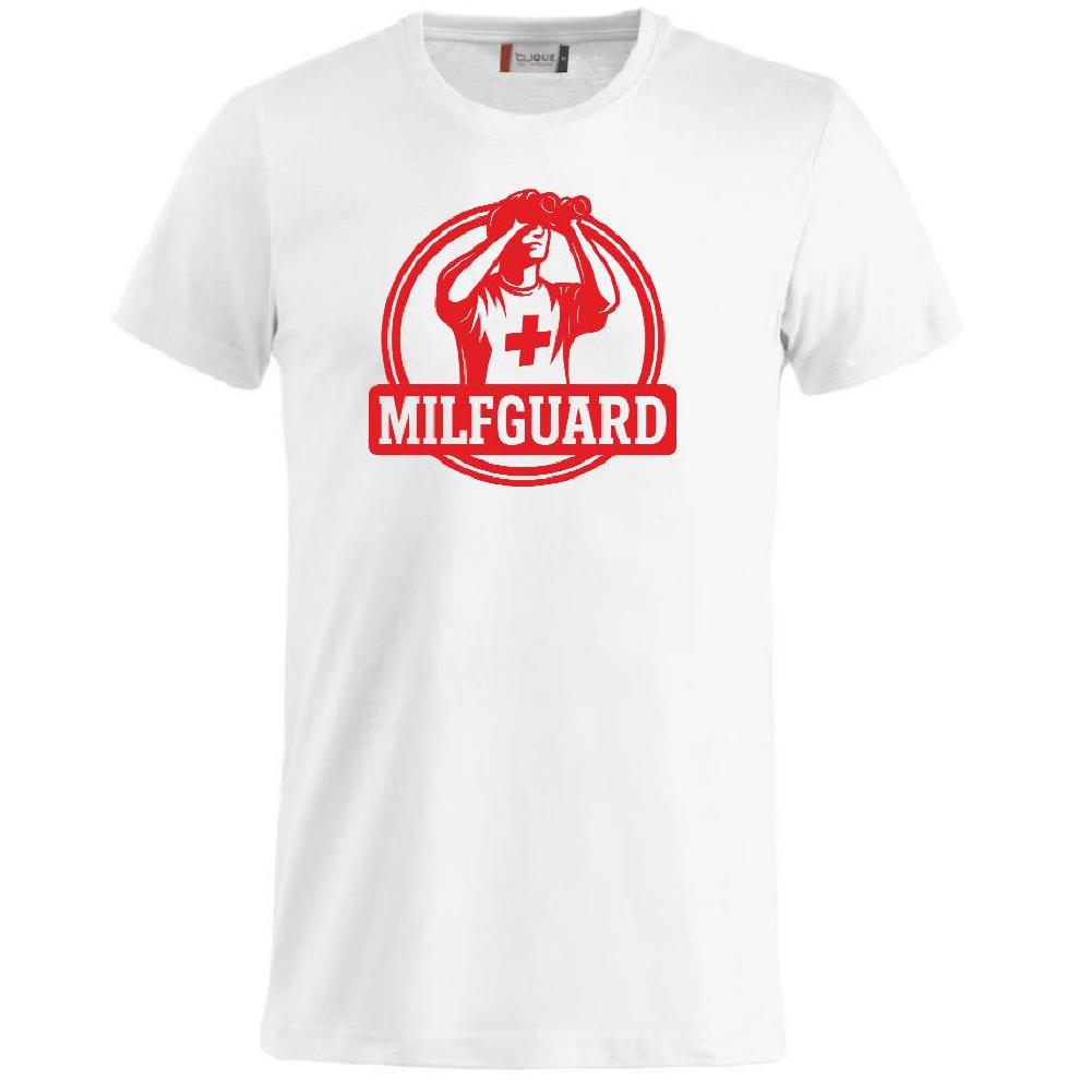 T-Shirt Milfguard – Salvataggio MILF” Maglietta Divertente da Bagnino – PS 27431-A-138