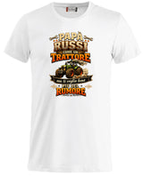 T-Shirt Papa' Russi Come Un Trattore Ma Ti Voglio Bene Piu' Del Rumore – Maglietta Personalizzabile PS 27431-A-145
