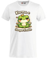 T-shirt Adulto e Bambino Unisex – Rana Karma e sangue freddo - PS 27431-A140
