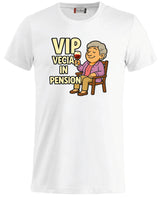 T-Shirt Personalizzabile “VIP Vecia in Pension” – Personalizzabile con Nome – PS 27431-A-147