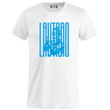 T-Shirt Lautaro Martinez Magliette Tifosi Interisti Maglietta in Cotone Abbigliamento Calcio PS 27431-A033