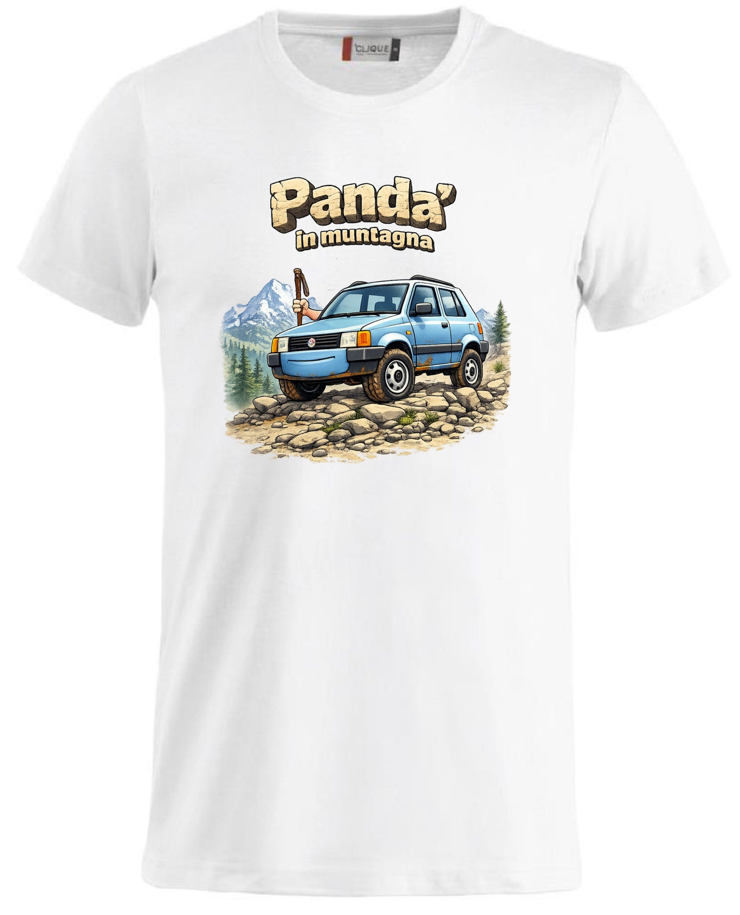 T-Shirt Simpatica “Panda al Mar, Panda’ in Muntagna” – Idea Regalo Divertente – PS 27431-A-141 PRS