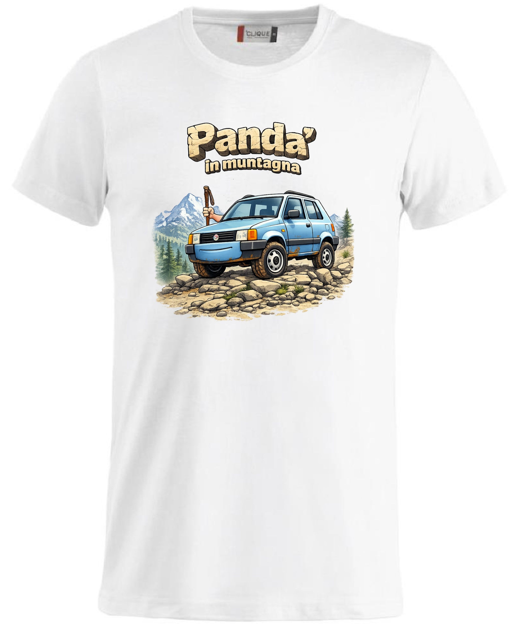 T-Shirt Simpatica “Panda al Mar, Panda’ in Muntagna” – Idea Regalo Divertente – PS 27431-A-141 PRS