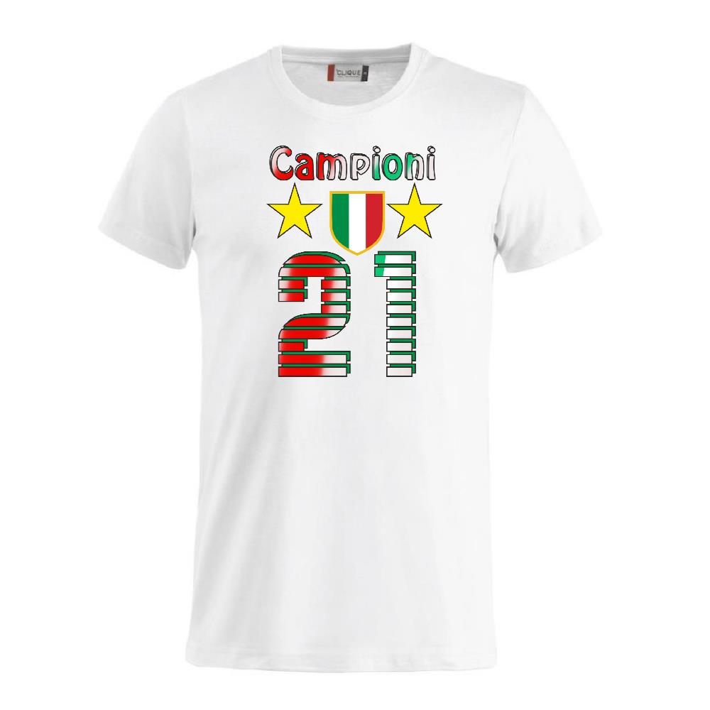 T-Shirt Calcio Inter Campioni d’Italia 25/26 – Seconda Stella 21 Scudetti – PS 27431-INT-05