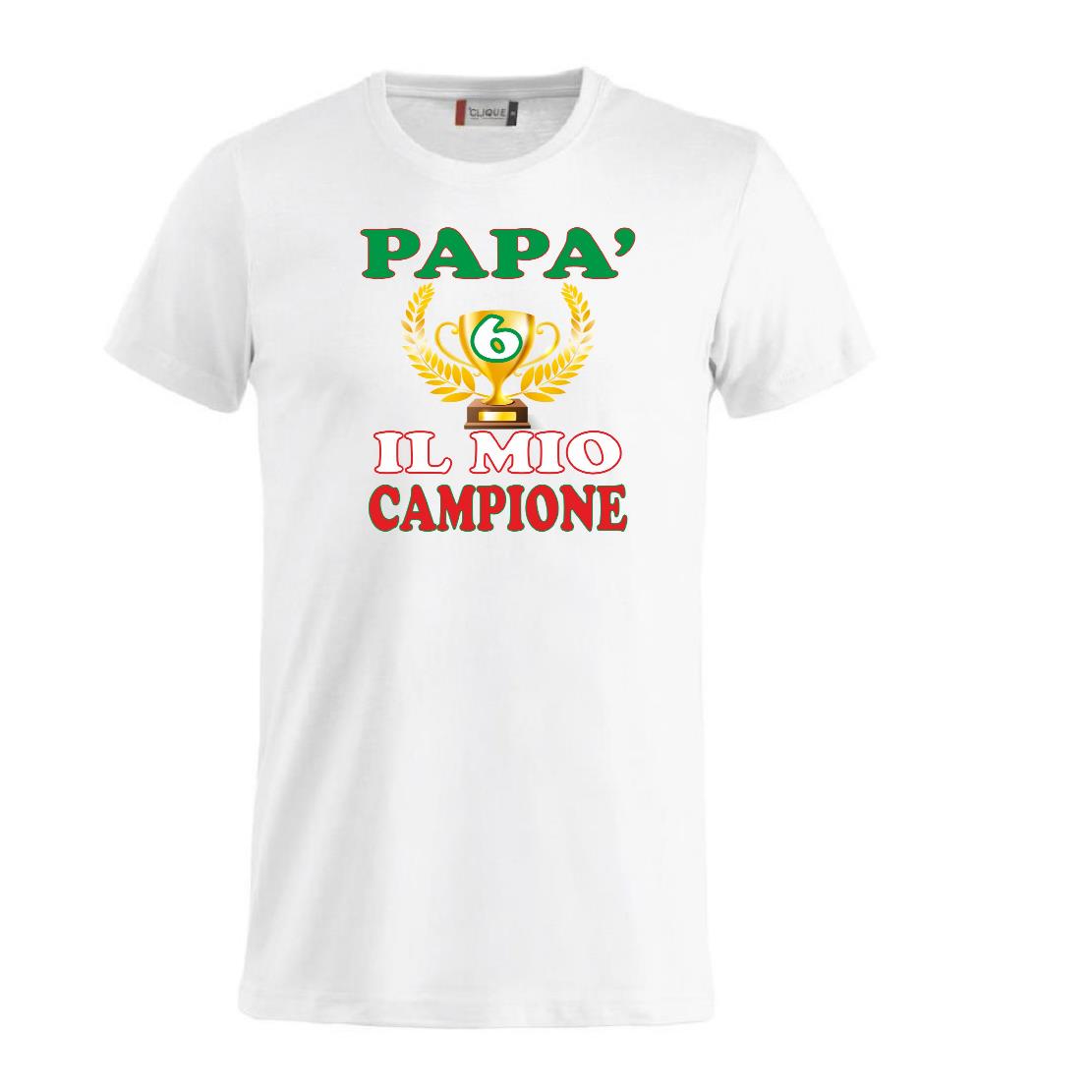 T-Shirt Unisex “Papà sei il mio campione” – Festa del papà – PS 27431-A083