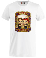 T-Shirt Divertente “Sorso di Vino” Personalizzabile con Nome – Idea Regalo per Amanti del Vino – PS 27431-A-142 PRS