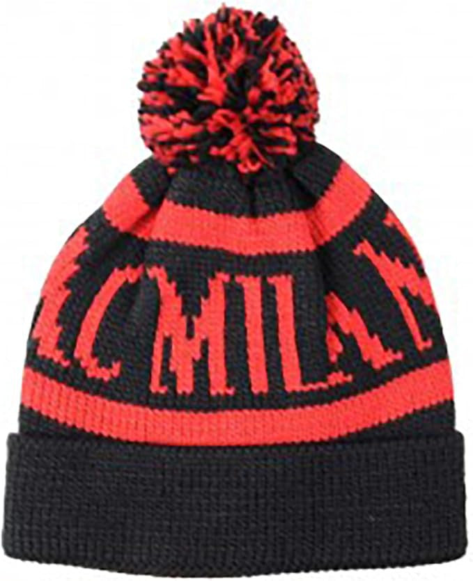 Berretto Invernale con Pon Pon AC Milan – Abbigliamento Ufficiale – Mod. PS 01106