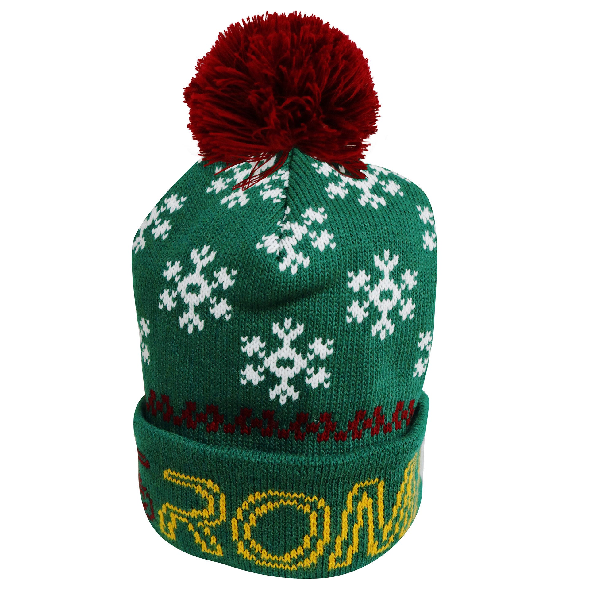 Cappello Invernale Berretto Roma Calcio Giallo Rosso Nero PS 10955
