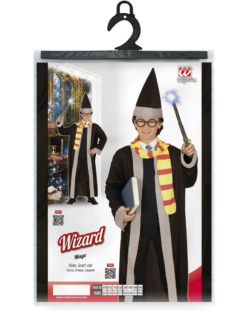 Costume di Carnevale Bambino Mago Harry Wizard – PS 26356