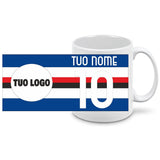 Tazza Calcio Personalizzabile – Nome, Numero e Logo – Mug per Tifosi  – PS 09370-SOCCER
