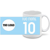 Tazza Calcio Personalizzabile – Nome, Numero e Logo – Mug per Tifosi  – PS 09370-SOCCER