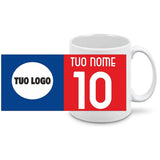 Tazza Calcio Personalizzabile – Nome, Numero e Logo – Mug per Tifosi  – PS 09370-SOCCER