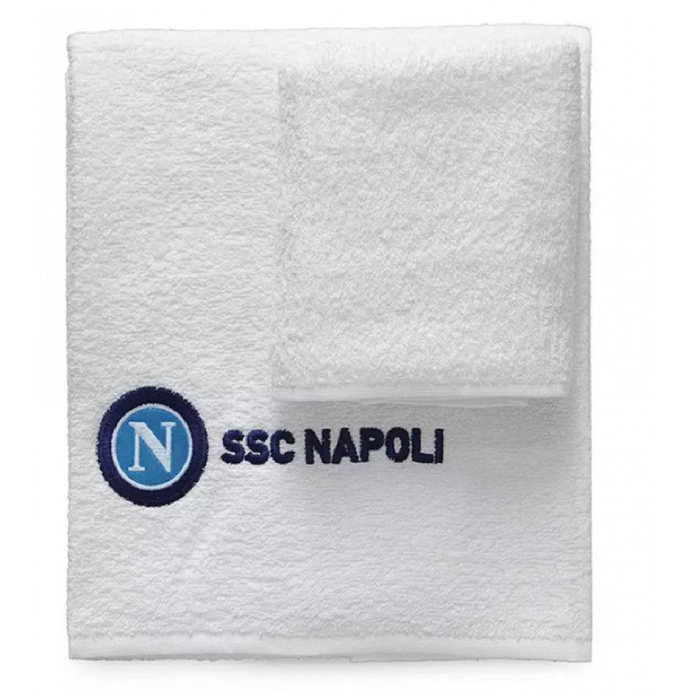 Set Bagno Napoli Calcio 2 Asciugamani Grande E Piccolo PS 01717