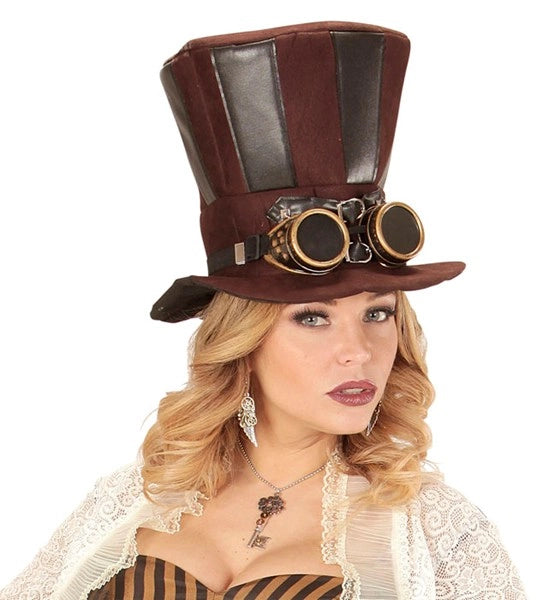 Orecchini Steampunk Pendenti con Piuma – Bigiotteria PS 10843