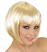 Parrucca Donna Caschetto Bionda/Bianca/Nera Carnevale – PS 04437