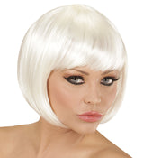 Parrucca Donna Caschetto Bionda/Bianca/Nera Carnevale – PS 04437