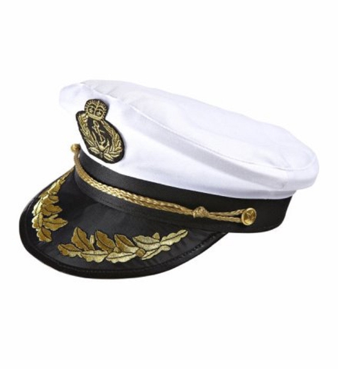 Cappello Capitano Marina – Accessorio Costume Carnevale – One Size Adulto – PS 05135