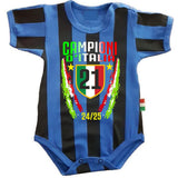 Body Neonato Inter Campioni d’Italia 25/26 – 21 Scudetti – Personalizzato – PS 32768-SCINT-01