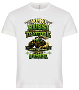 T-Shirt Nonno Russi Come Un Trattore Ma Ti Voglio Bene Piu' Del Rumore – Maglietta Personalizzabile PS 27431-A-146