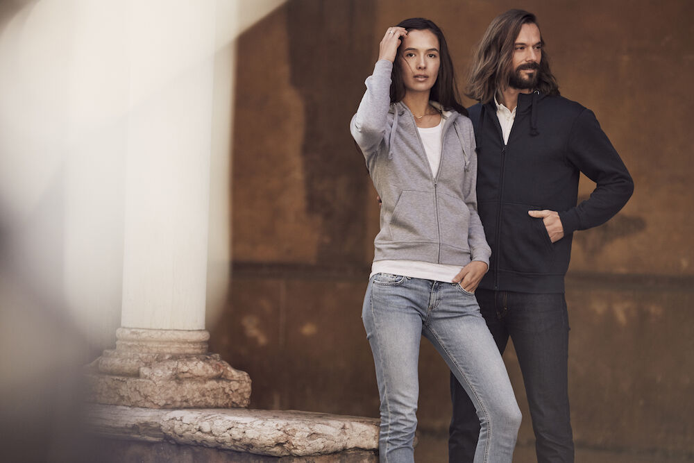 Basic Hoody Donna – Felpa con Cappuccio Full Zip Personalizzabile PS 02203 - PRS