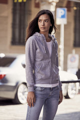Basic Hoody Donna – Felpa con Cappuccio Full Zip Personalizzabile PS 02203 - PRS