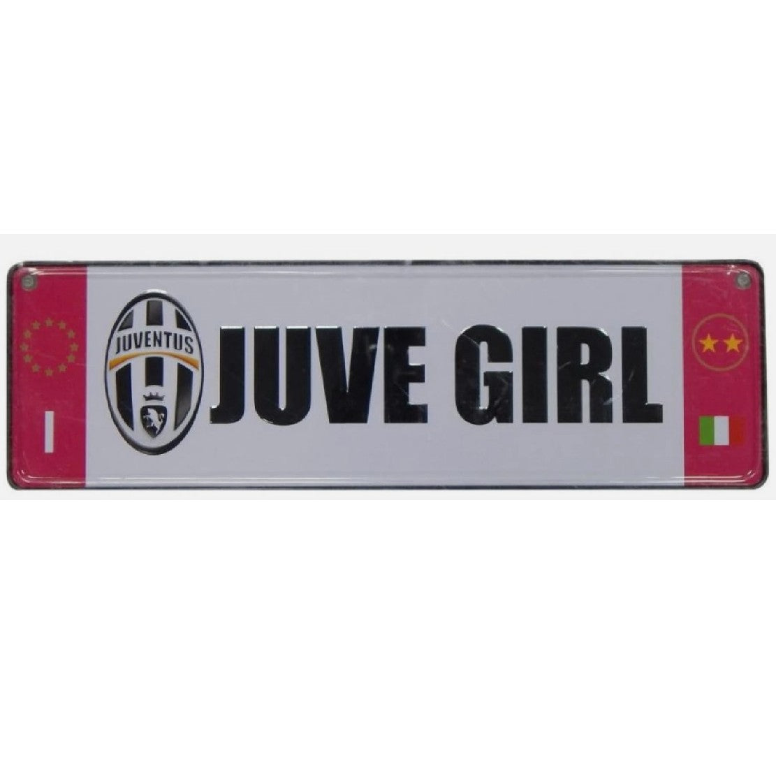 Targa “Juve Girl” con Ventose – Prodotto Ufficiale Juventus Football Club – Cod. 02675