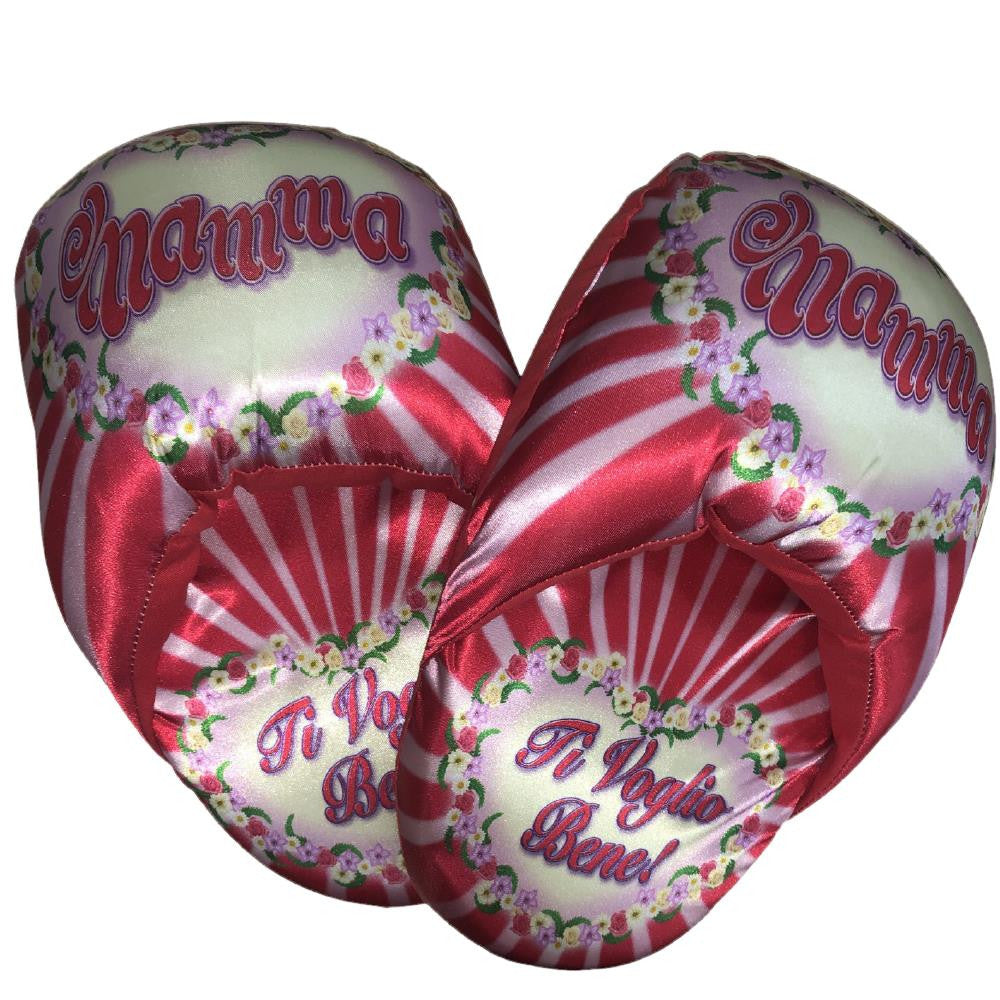 Ciabattone Mamma Ti Voglio Bene – Taglia Unica Adulto – Made in Italy PS 02764