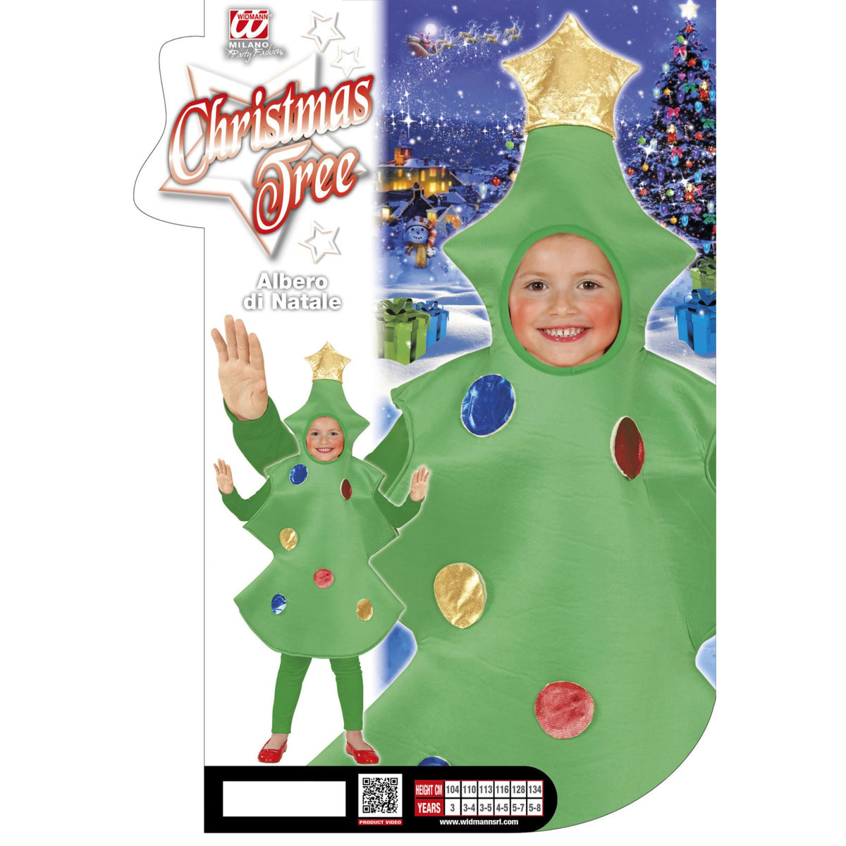 Costume Albero di Natale Travestimento Natalizio – PS 25801