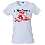T-Shirt Donna Laurea "Mi ho Laureata" Personalizzabile – Idea regalo – PS 28870-029
