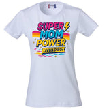 T-Shirt Donna Super Mom Power Anni 80– Idea Regalo Festa della Mamma – PS 28870-027