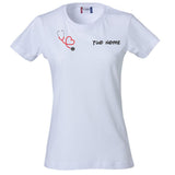 T-Shirt Lavoro Infermiera / Dottoressa / OSS con Stetoscopio a Cuore – PS 28870-026