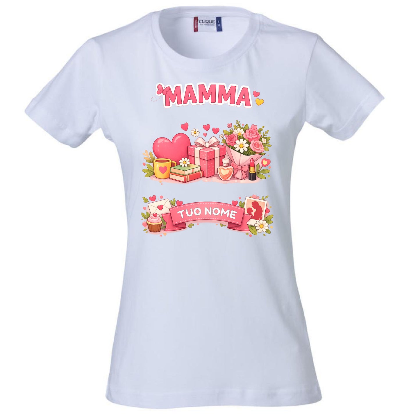 T-Shirt Donna Festa Della Mamma ,  Personalizzabile – Idea regalo – PS 28870-031